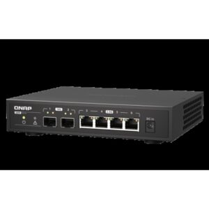 QNAP QSW-2104-2S switch No administrado 2.5G Ethernet Negro