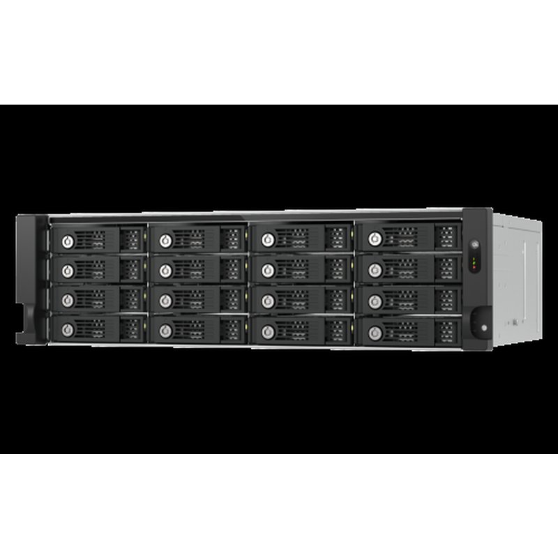 QNAP TL-R1600PES-RP caja para disco duro externo Carcasa de disco duro/SSD Negro, Gris 2.5/3.5"