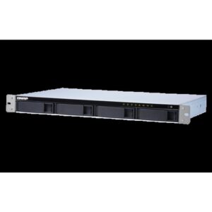 QNAP TS-431XeU NAS Bastidor (1U) Ethernet Negro, Acero inoxidable Alpine AL-314
