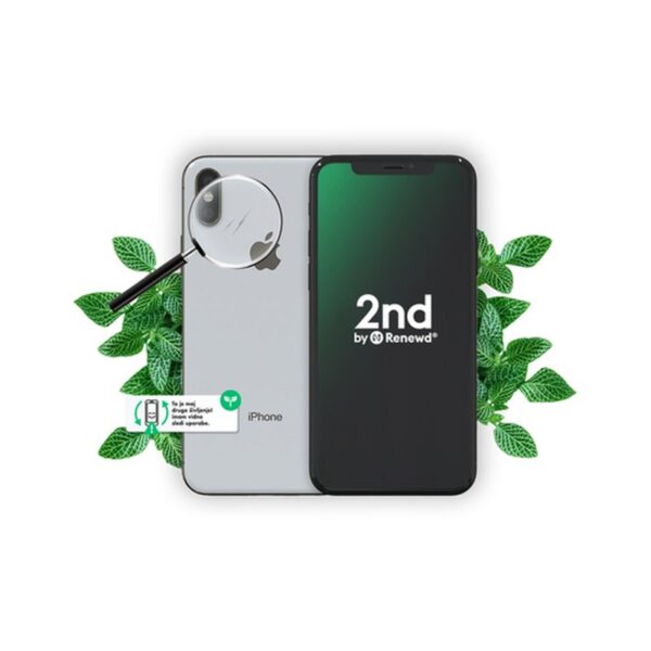 Reacondicionado | 2nd by Renewd iPhone X Plata 256GB