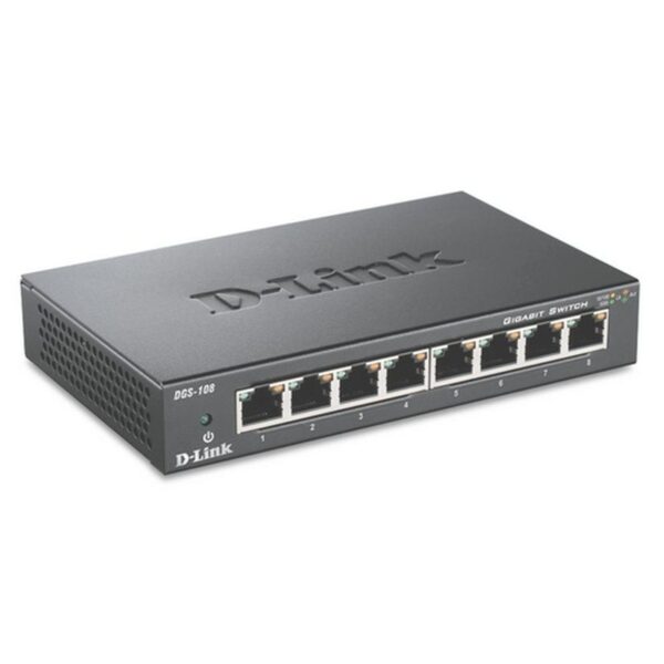 Reacondicionado | D-Link DGS-108 Negro