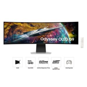Reacondicionado | Samsung LS49CG950SUXEN pantalla para PC 124,5 cm (49") 5120 x 1440 Pixeles OLED Plata