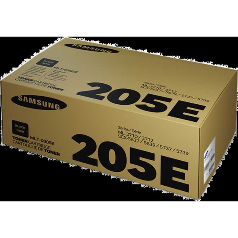 Samsung Cartucho de tóner negro de altísimo rendimiento MLT-D205E