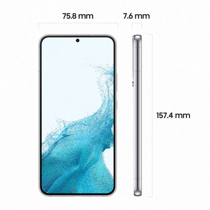 Samsung Galaxy S22+ SM-S906B 16,8 cm (6.6") SIM doble Android 12 5G USB Tipo C 8 GB 256 GB 4500 mAh Blanco - Imagen 3