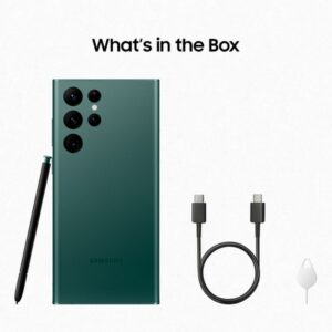 Samsung Galaxy S22 Ultra SM-S908B 17,3 cm (6.8") SIM doble Android 12 5G USB Tipo C 8 GB 128 GB 5000 mAh Verde Samsung Galaxy S22 Ultra SM-S908B 17,3 cm (6.8") SIM doble Android 12 5G USB Tipo C 8 GB 128 GB 5000 mAh Verde