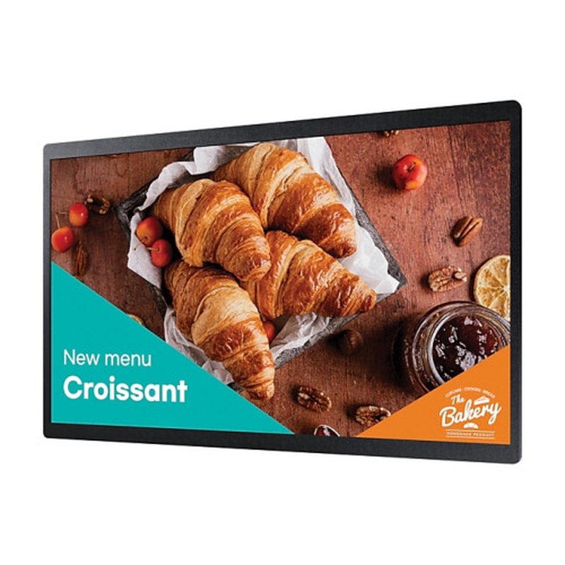 Samsung LH24QBCEBGCXEN pantalla de señalización Pantalla plana para señalización digital 60,5 cm (23.8") LED Wifi 250 cd / m² Full HD Negro Tizen 16/7 - Imagen 4