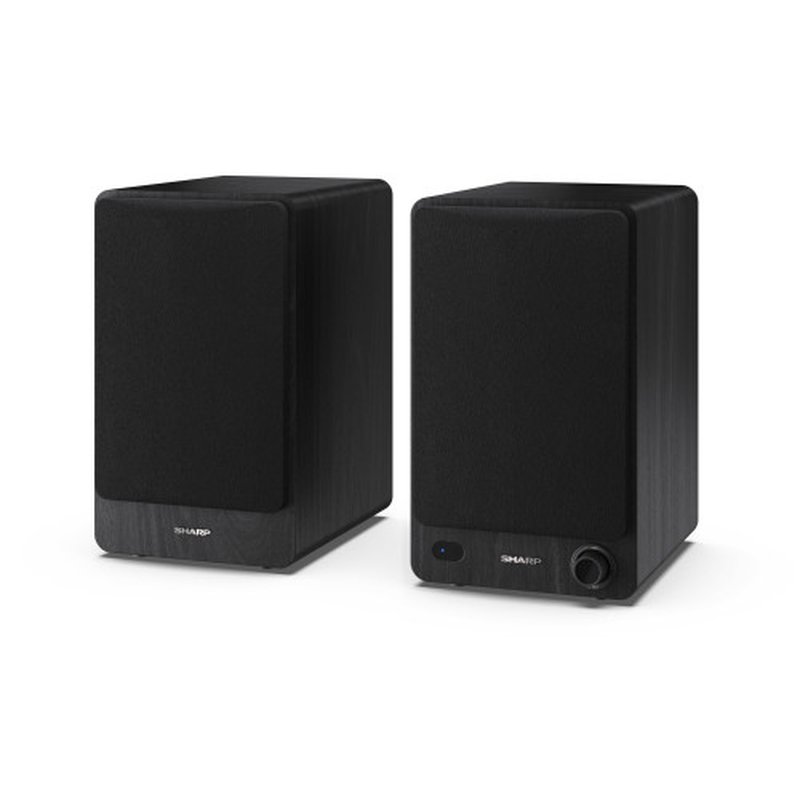 Sharp Bookshelf Speakers De 2 vías Negro Inalámbrico y alámbrico 60 W - Imagen 6