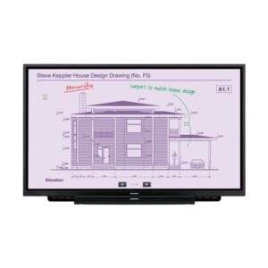Sharp PN-65TH1 Panel plano interactivo 165,1 cm (65") LCD Wifi 350 cd / m² 4K Ultra HD Negro Pantalla táctil