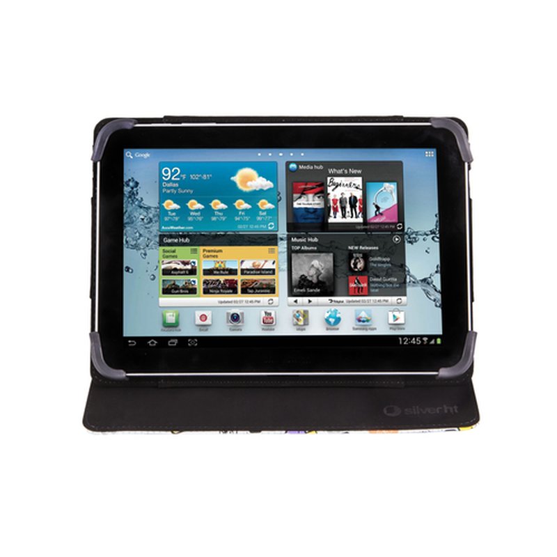 SilverHT Funda Universal Estampada - 9'' - 10.1'' - Cool Ice Pop Blanco - Imagen 4