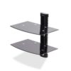 StarTech.com 2B-WALL-MOUNT-SHELF estante para equipo av Negro Vidrio StarTech.com 2B-WALL-MOUNT-SHELF estante para equipo av Negro Vidrio