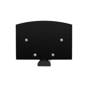 StarTech.com 2B-WALL-MOUNT-SHELF estante para equipo av Negro Vidrio