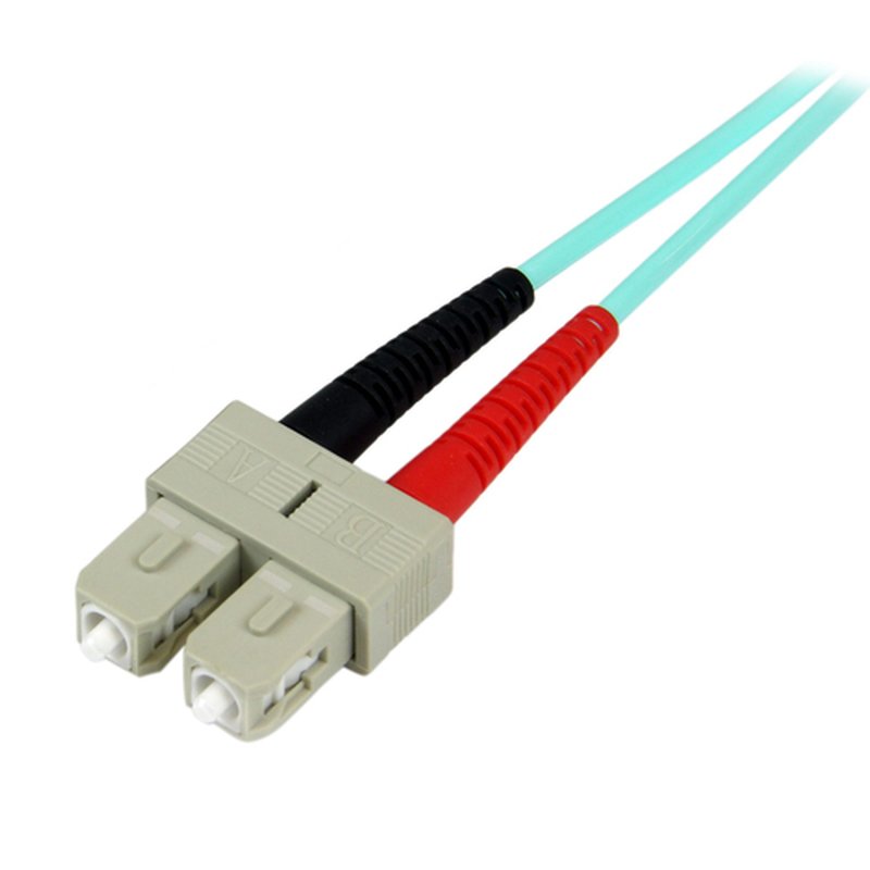 StarTech.com A50FBLCSC1 cable de fibra optica 1 m LC SC OM3 Turquesa - Imagen 2