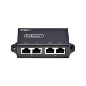 StarTech.com AF221CE-POE-INJECTOR adaptador e inyector de PoE Gigabit Ethernet, Ethernet rápido