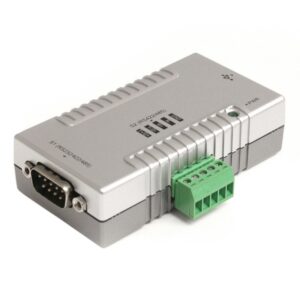 StarTech.com Adaptador Concentrador Hub 2 Puertos Serie Serial RS232 DB9 a USB con Retención Puerto COM