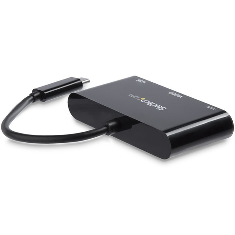 StarTech.com Adaptador Multifunción USB-C a VGA con Entrega de Potencia (Power Delivery) y Puerto USB-A StarTech.com Adaptador Multifunción USB-C a VGA con Entrega de Potencia (Power Delivery) y Puerto USB-A - Imagen 3