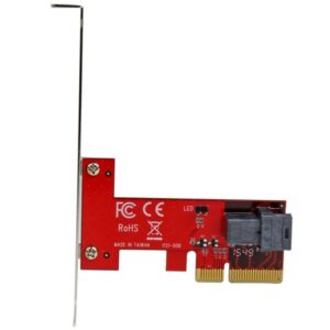 Alternative view of StarTech.com Adaptador PCI Express de 4 Carriles a SFF-8643 para SSD NVMe U.2 - Conversor para SSD NVMe U.2 de 2,5 Pulgadas