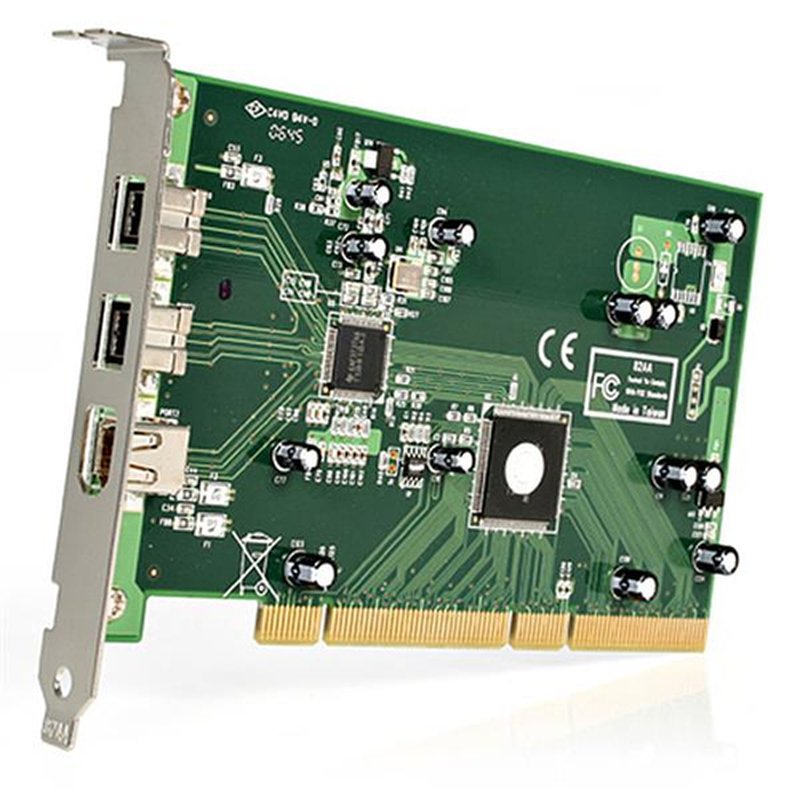 StarTech.com Adaptador Tarjeta Controladora FireWire 800/400 PCI 2 Puertos 1394b 1x 1394a - Kit Edición DV - Imagen 2