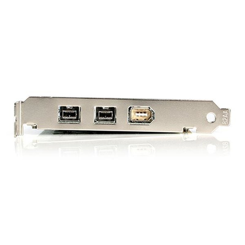 StarTech.com Adaptador Tarjeta Controladora FireWire 800/400 PCI 2 Puertos 1394b 1x 1394a - Kit Edición DV - Imagen 4