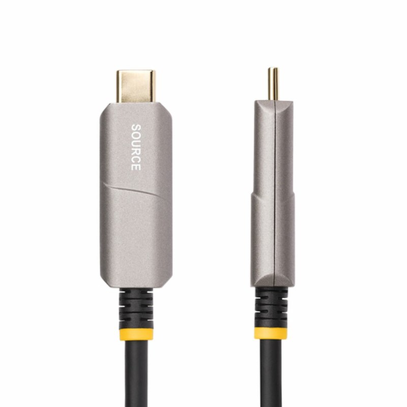 StarTech.com Cable Activo Óptico USB-C a HDMI 2.0 de 15,2m (AOC) 4K60Hz - Adaptador Conversor Unidireccional USB Tipo C a HDMI - CL3 - Imagen 2