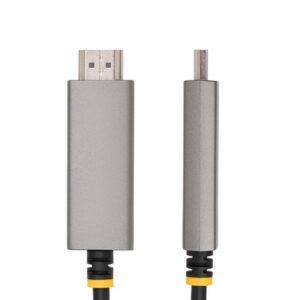 Alternative view of StarTech.com Cable Adaptador de 1m USB-C a HDMI - 8K 60Hz - 4K 144Hz - HDR10 - Cable Conversor de Vídeo USB tipo C a HDMI 2.1 - Modo Alt DP - Compatible con USB4/Thunderbolt 3/4