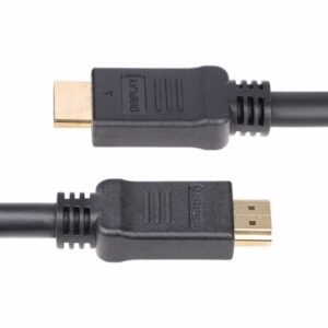StarTech.com Cable HDMI 2.0 Activo de 15m - CMP - para Plénum - Cable HDMI de Alta Velocidad - 4K 60Hz - HDR10/HDCP 2.2/ARC - Cable HDMI CMP para Dentro de un Muro