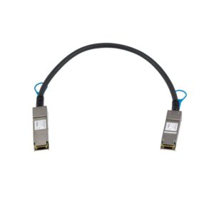 Alternative view of StarTech.com Cable de 0,5m Twinax Direct Attach QSFP+ a QSFP+ 40G Compatible con MSA sin Codificar- DAC de Cobre QSFP+ de 40 GbE - DAC Módulo Transceptor Pasivo de Bajo Poder 40 Gbps