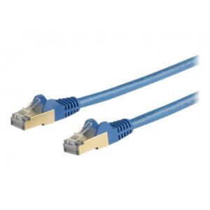 StarTech.com Cable de 10m de Red Ethernet CAT6a Azul RJ45 STP