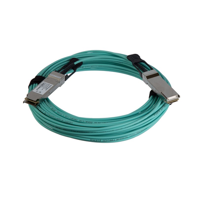 StarTech.com Cable de 15m AOC QSFP+ a QSFP+ Compatible con Cisco QSFP-H40G-AOC15M - Fibra Óptica Activa QSFP+ 40 GbE - Firepower ASR1000 - Imagen 2