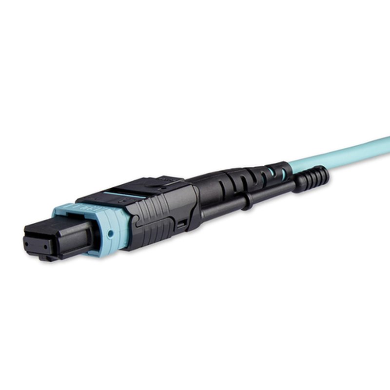 StarTech.com Cable de 1m de Fibra Óptica Multimodo MTP(F)/PC a MTP(F)/PC OM3 - Tipo A 12F - OFNP - LOMMF 50/125µm - Redes de 40G - Baja Pérdida de Inserción - Low Insertion Loss - MPO - Imagen 3