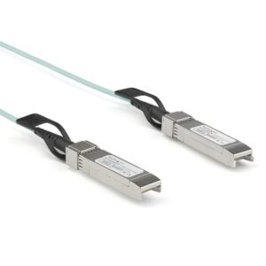 StarTech.com Cable de 2m Óptico Activo (AOC) SFP+ a SFP+, Compatible con Dell EMC AOC-SFP-10G-2M 10G - SFP+ Fibra Óptica Activa de 10GbE - Cable SFP+ Mini GBIC 10Gbps - Z9100