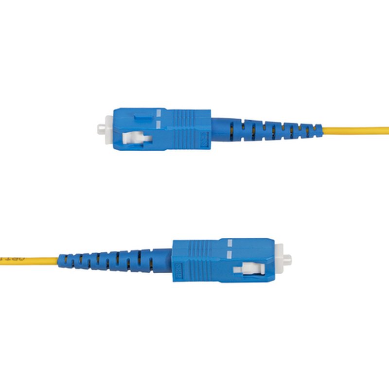 StarTech.com Cable de Fibra Óptica Simplex LC a SC (UPC) OS2 Monomodo de 10m - 9/125µm - 40G/100G - Resistente a Dobleces - Low Insertion Loss - Cable LSZH - Cable de Parcheo de Fibra - Imagen 5