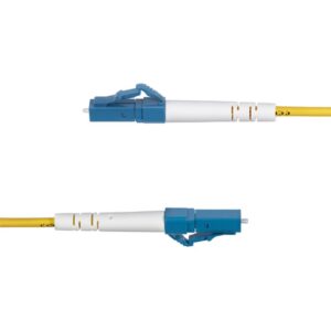 StarTech.com Cable de Fibra Óptica Simplex LC a SC (UPC) OS2 Monomodo de 2m - 9/125µm - 40G/100G - Resistente a Dobleces - Low Insertion Loss - Cable LSZH - Cable de Parcheo de Fibra