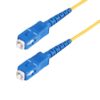 StarTech.com Cable de Fibra Óptica Simplex SC a SC (UPC) OS2 Monomodo de 100m - 9/125µm - 40G/100G - Resistente a Dobleces - Low Insertion Loss - Cable LSZH - Cable de Parcheo de Fibra