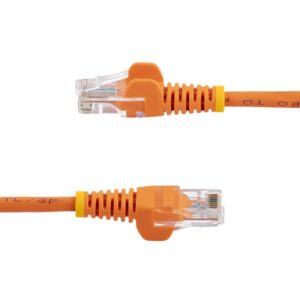 StarTech.com Cable de Red de 10m Naranja Cat5e Ethernet RJ45 sin Enganches
