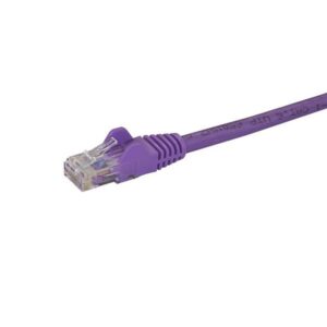 Alternative view of StarTech.com Cable de Red de 5m Púrpura Cat6 UTP Ethernet Gigabit RJ45 sin Enganches