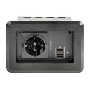 Alternative view of StarTech.com Caja de Tomacorrientes con 2 Puertos USB para Mesa de Conferencias