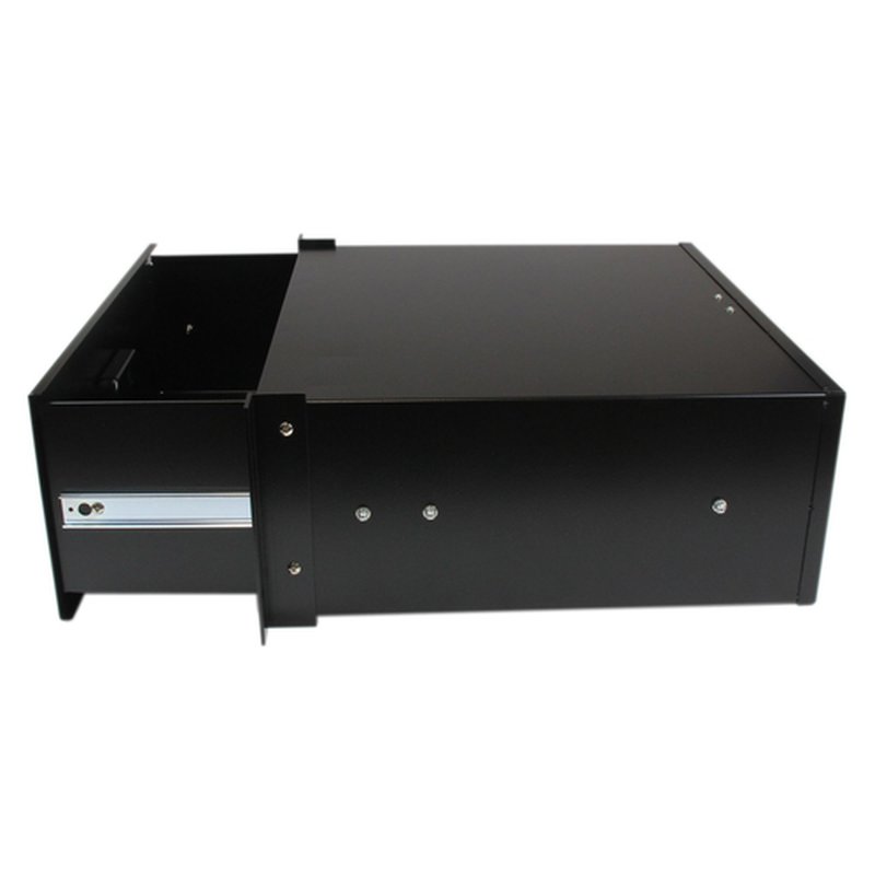 StarTech.com Cajon Metálico Acero Negro 4U 19in Pulgadas para montar en Armario Rack Bastidor StarTech.com Cajon Metálico Acero Negro 4U 19in Pulgadas para montar en Armario Rack Bastidor - Imagen 2