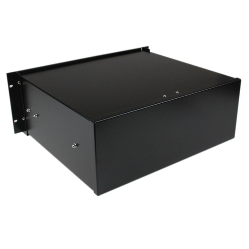 StarTech.com Cajon Metálico Acero Negro 4U 19in Pulgadas para montar en Armario Rack Bastidor StarTech.com Cajon Metálico Acero Negro 4U 19in Pulgadas para montar en Armario Rack Bastidor - Imagen 3