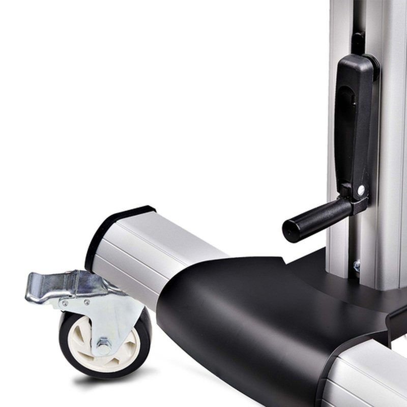 StarTech.com Carrito Soporte Móvil con Ruedas para TV de Pantalla Plana de 60 a 100 Pulgadas o 100kg - Soporte Rodante Ajustable en Altura para Televisor LCD - Imagen 6