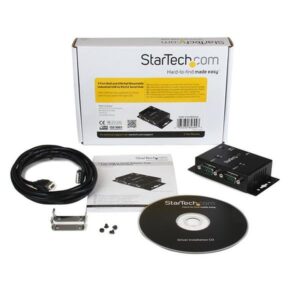 StarTech.com Concentrador Hub Industrial de 2 Puertos Serie Serial RS232 a USB Montaje Riel DIN Pared StarTech.com Concentrador Hub Industrial de 2 Puertos Serie Serial RS232 a USB Montaje Riel DIN Pared