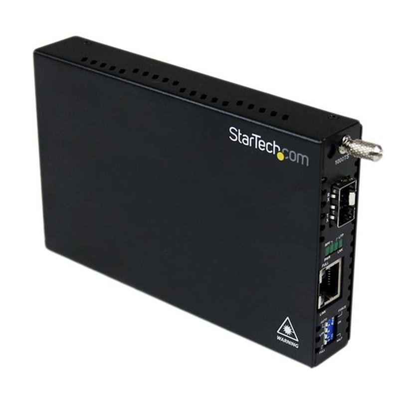 StarTech.com Conversor de Medios Gigabit Ethernet UTP RJ45 a Fibra con una Ranura SFP Disponible StarTech.com Conversor de Medios Gigabit Ethernet UTP RJ45 a Fibra con una Ranura SFP Disponible