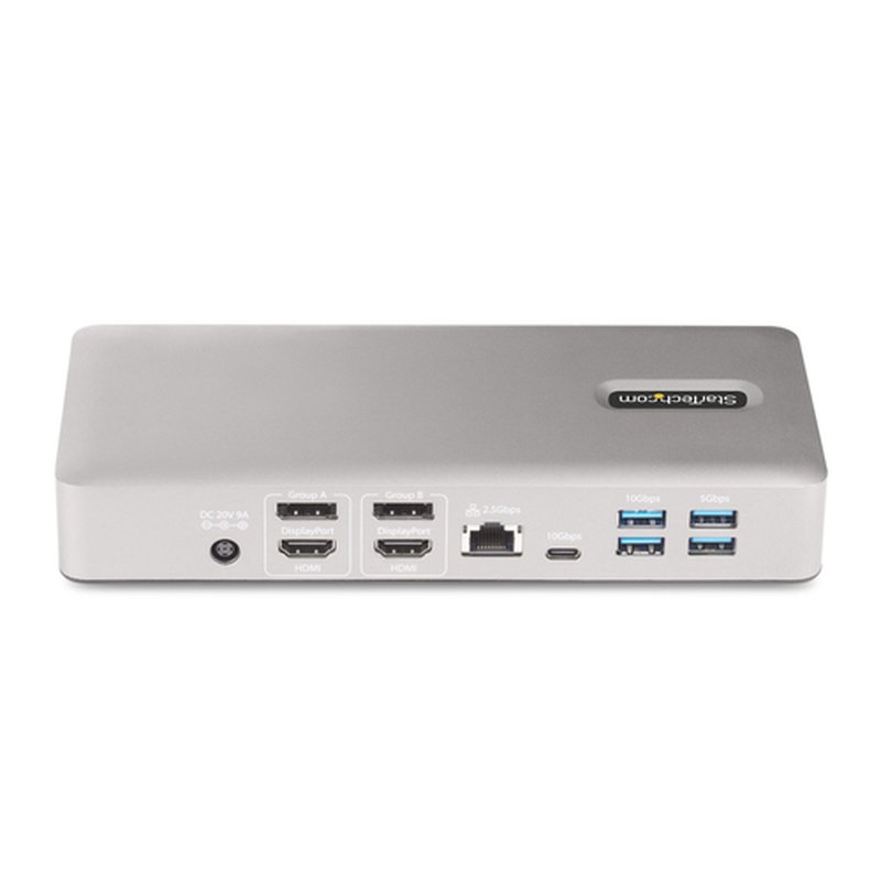 StarTech.com Docking Station Multipantalla Thunderbolt 4 - Dock para Dos, Tres o 4 Monitores - 2x HDMI/2x DP - Hub Ladrón 7x USB - Ethernet de 2,5Gbps - PD 98W - Imagen 4