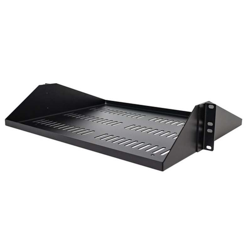 StarTech.com Estante Ventilado 2U para Rack de Servidores - Bandeja Universal Voladiza para Montaje en Rack de 19" - Capacidad de 91kg - de 14" (35,6cm) de Profundidad - Imagen 2