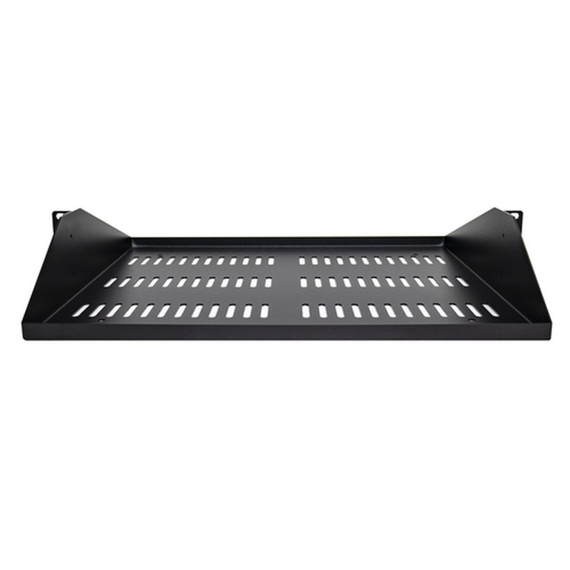 StarTech.com Estante Ventilado 2U para Rack de Servidores - Bandeja Universal Voladiza para Montaje en Rack de 19" - Capacidad de 91kg - de 14" (35,6cm) de Profundidad - Imagen 4