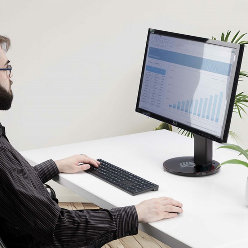 StarTech.com Filtro Anti Luz Azul de 16:10 para Monitor de 24" - Filtro de Luz Azul para Monitor de 24 Pulgadas - Reduce la Fatiga Visual - con Dos Opciones de Montaje - TAA - Imagen 7