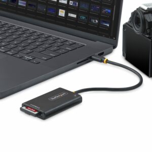 StarTech.com Lector USB-C de Tarjetas CFexpress Tipo B - USB Tipo C USB 3.2 10Gb - Adaptador Lector de Tarjetas de Memoria Compact Flash CF Express 2.0