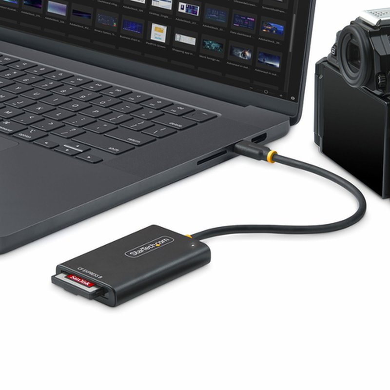 StarTech.com Lector USB-C de Tarjetas CFexpress Tipo B - USB Tipo C USB 3.2 10Gb - Adaptador Lector de Tarjetas de Memoria Compact Flash CF Express 2.0 - Imagen 5