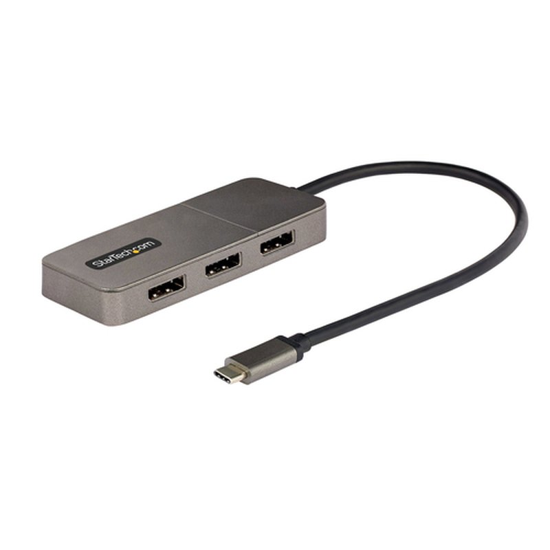 StarTech.com MST14CD123DP Adaptador gráfico USB 4096 x 2160 Pixeles Gris