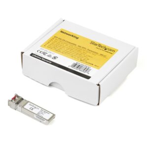 StarTech.com Módulo SFP+ Compatible con Cisco SFP-10G-ER - 10GBASE-ER - Monomodo de 10GbE - SFP+ Ethernet Gigabit de 10Gb - LC - 40km - 1550nm - Cisco Firepower, ASR9000, ASR1000 DDM StarTech.com Módulo SFP+ Compatible con Cisco SFP-10G-ER - 10GBASE-ER - Monomodo de 10GbE - SFP+ Ethernet Gigabit de 10Gb - LC - 40km - 1550nm - Cisco Firepower, ASR9000, ASR1000 DDM