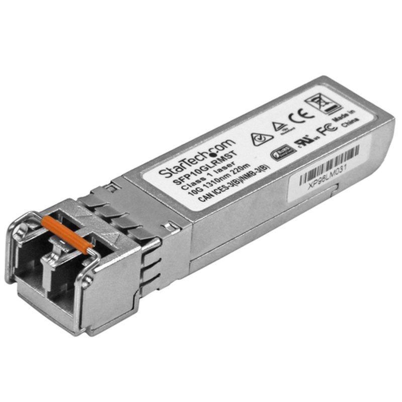 StarTech.com Módulo SFP+ Compatible con Cisco SFP-10G-LRM - 10GBASE-LRM - Fibra Multimodo 10GbE - SFP+ Ethernet Gigabit 10Gb - LC - 200m - 1310nm - Cisco Firepower, ASR9000, C9300 DDM StarTech.com Módulo SFP+ Compatible con Cisco SFP-10G-LRM - 10GBASE-LRM - Fibra Multimodo 10GbE - SFP+ Ethernet Gigabit 10Gb - LC - 200m - 1310nm - Cisco Firepower, ASR9000, C9300 DDM